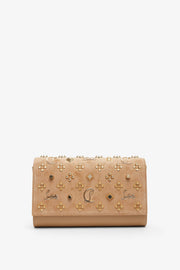 Paloma beige suede clutch