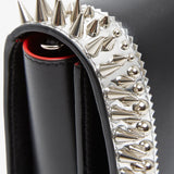 Paloma Giddy black spikes clutch