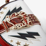 Giddy white crossbody bag