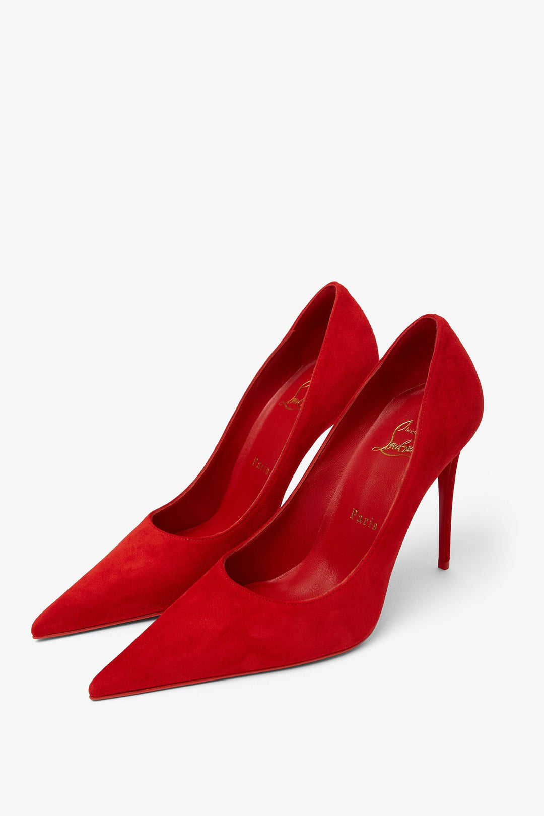 Christian Louboutin | Kate Max 100 red suede pumps | Savannahs