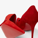 Kate Max 100 red suede pumps