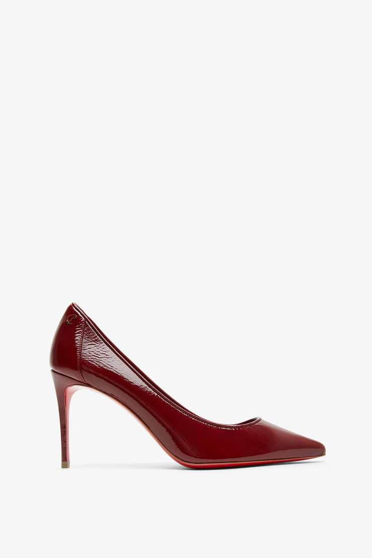 Sporty Kate 85 red soft patent pumps