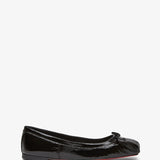 Mamadrague black soft patent ballerinas