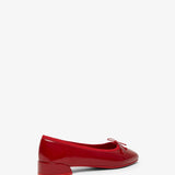 Sweetie Jane red soft patent ballerinas