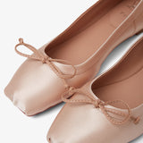 Mamadrague blush satin ballerinas