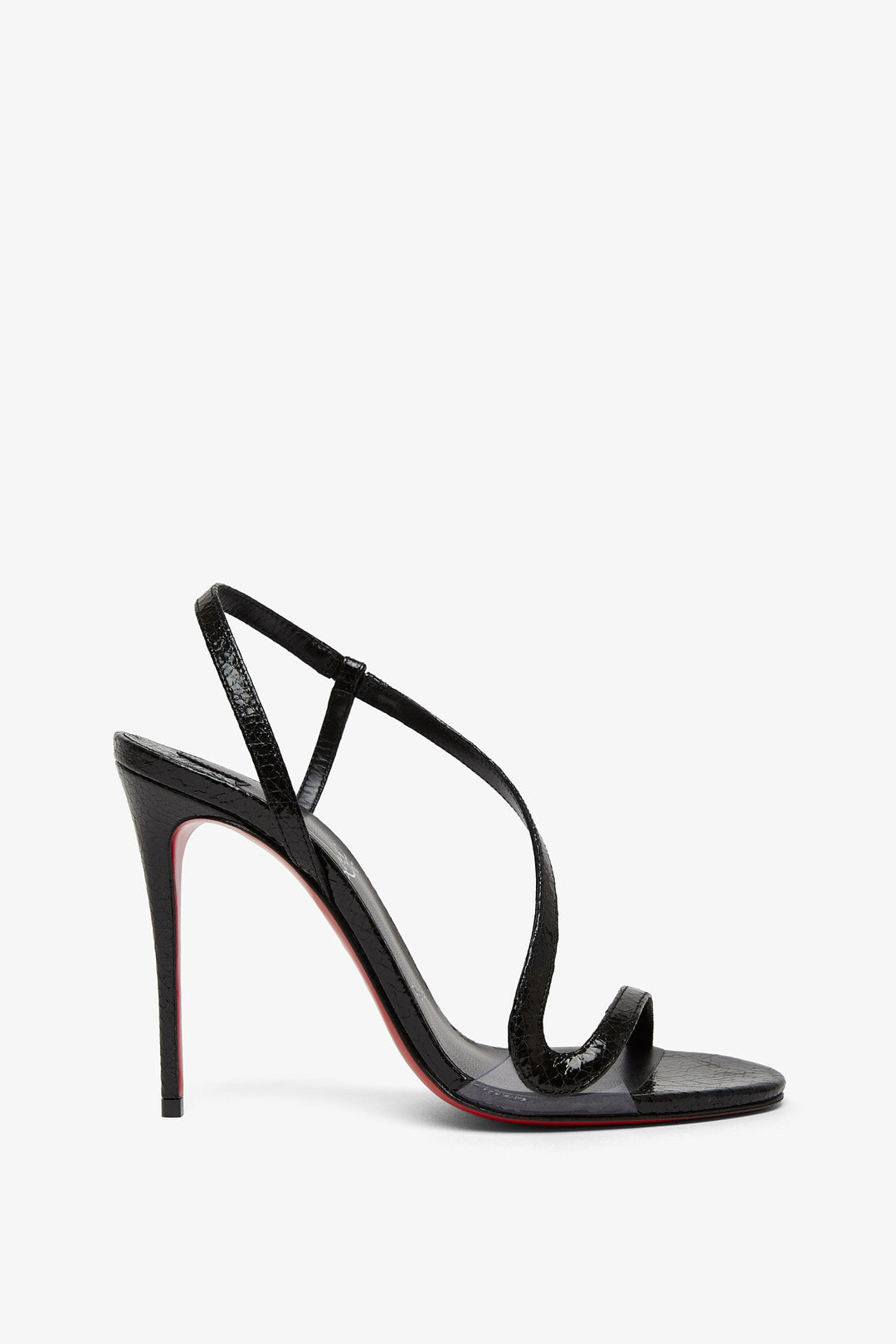 Christian Louboutin | Rosalie 100 black glitter sandals