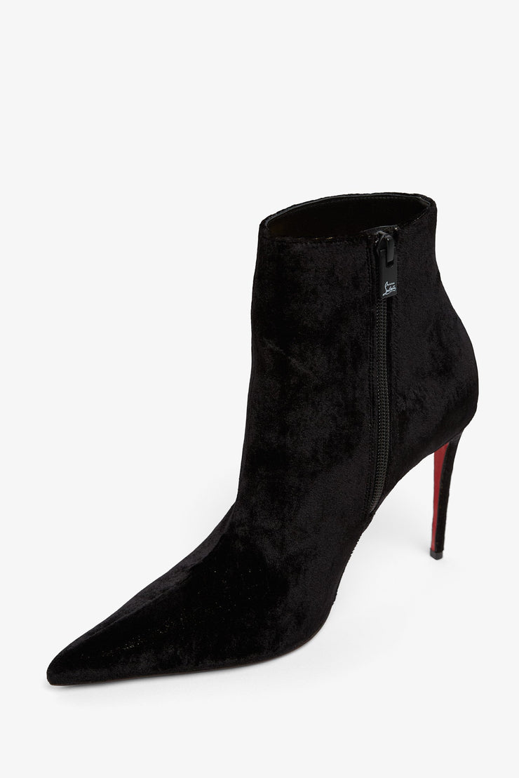 Kate Max 100 black velvet boots