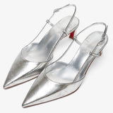 Condoroline 55 silver pumps