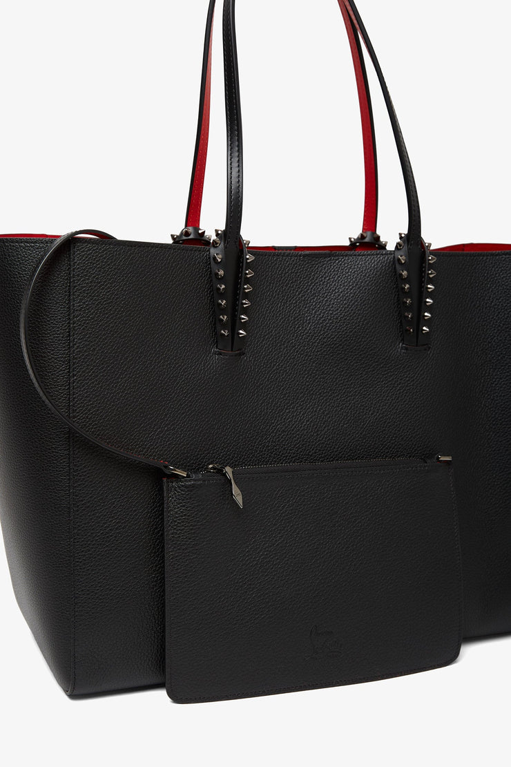 Cabata large soft black leather bag