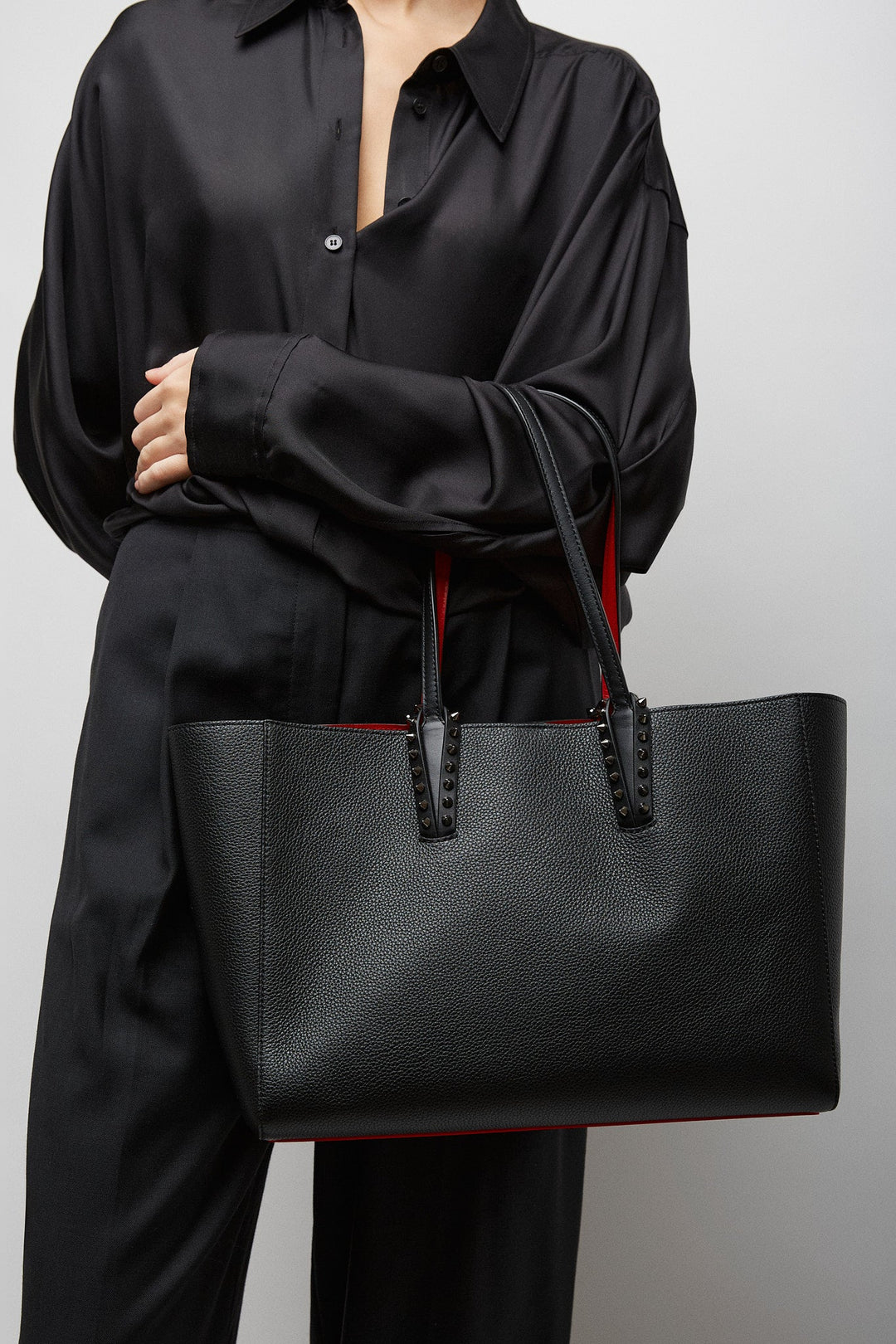 Christian Louboutin | Cabata small soft leather bag | Savannahs