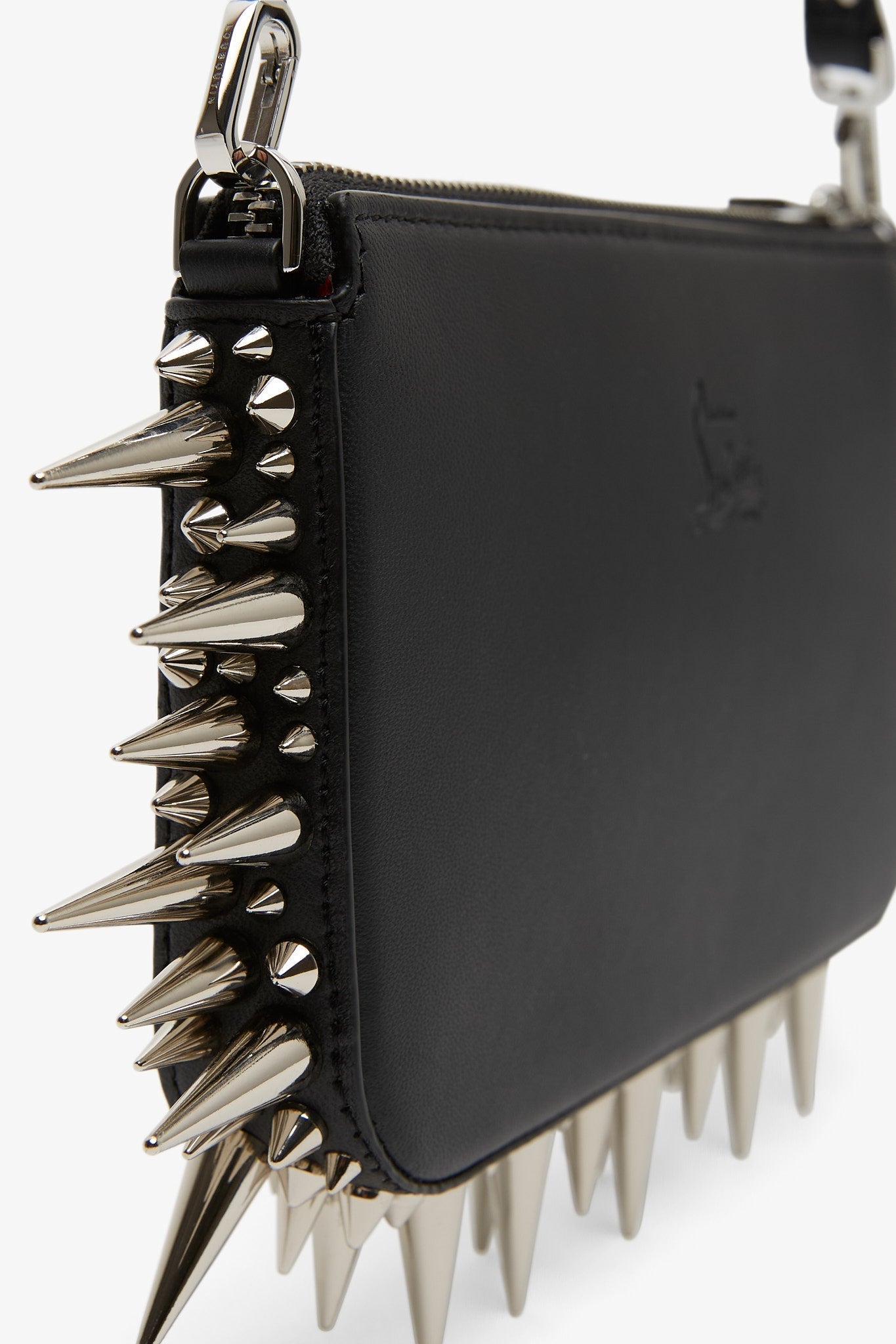 Christian Louboutin | Loubila mini black spikes shoulder bag