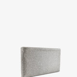 Maykimay silver crystal clutch