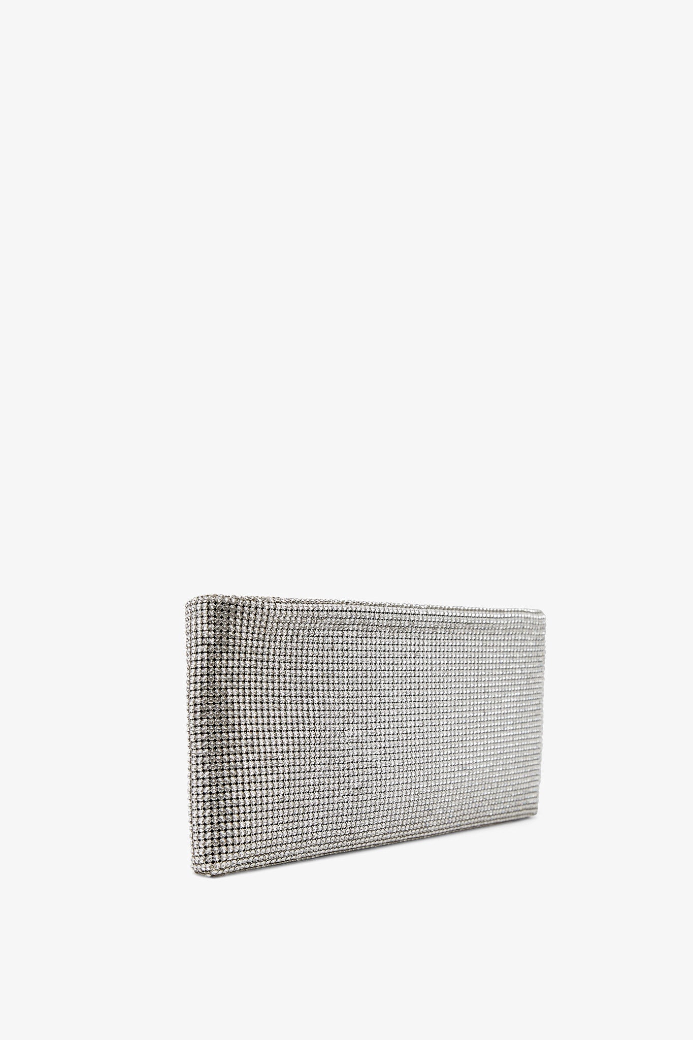 Maykimay silver crystal clutch