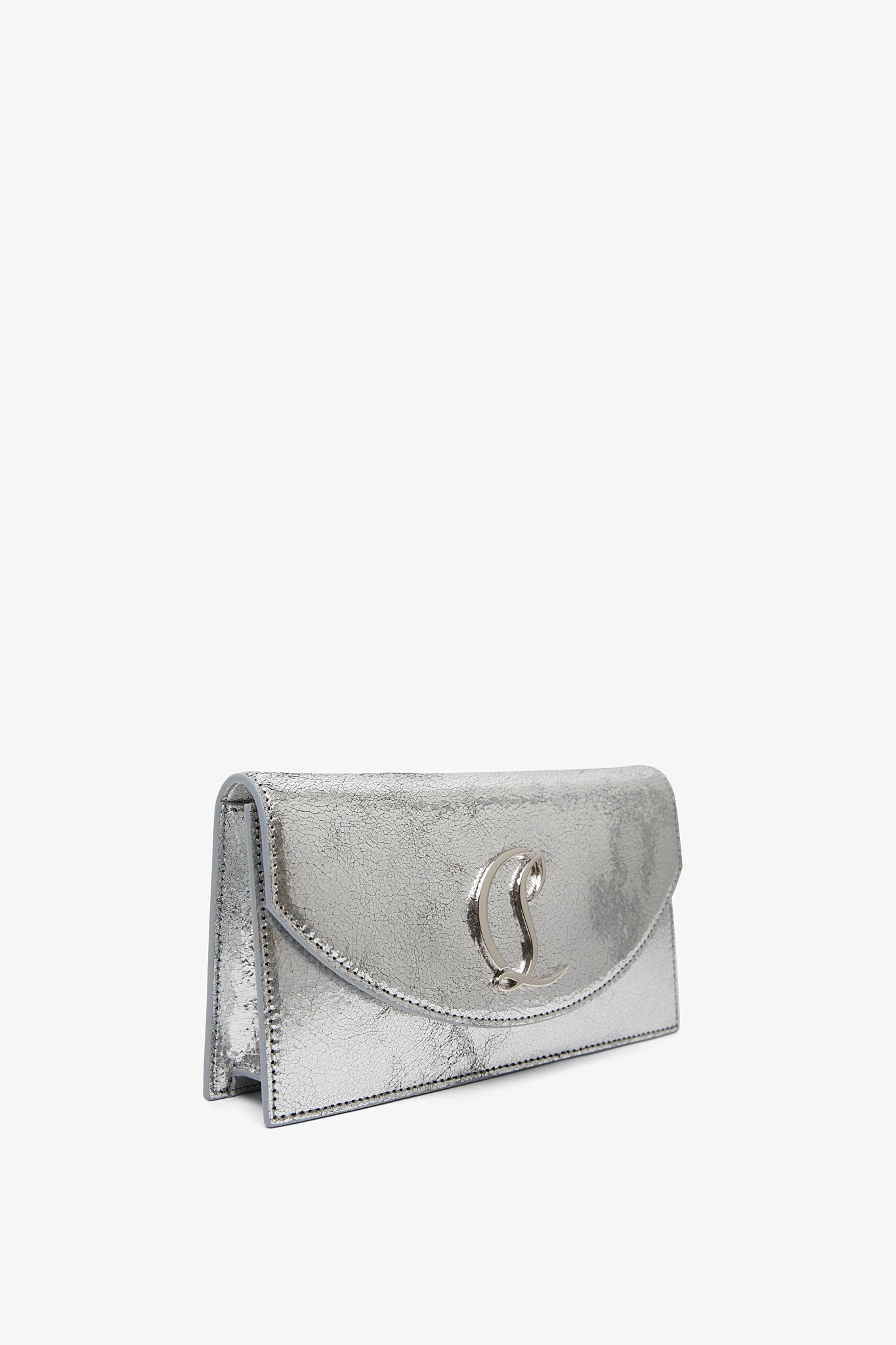 Christian Louboutin | Loubi54 silver clutch | Savannahs