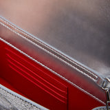 Loubi54 silver clutch