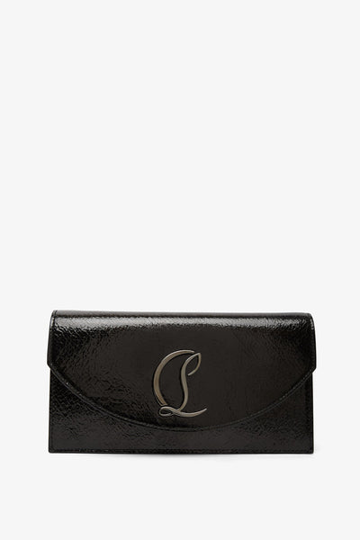 クラッチバッグ Christian Louboutin FW25 Clutches (3245297 B078) Loubitwist small - Clutch - Crepe Satin - Black - Christian