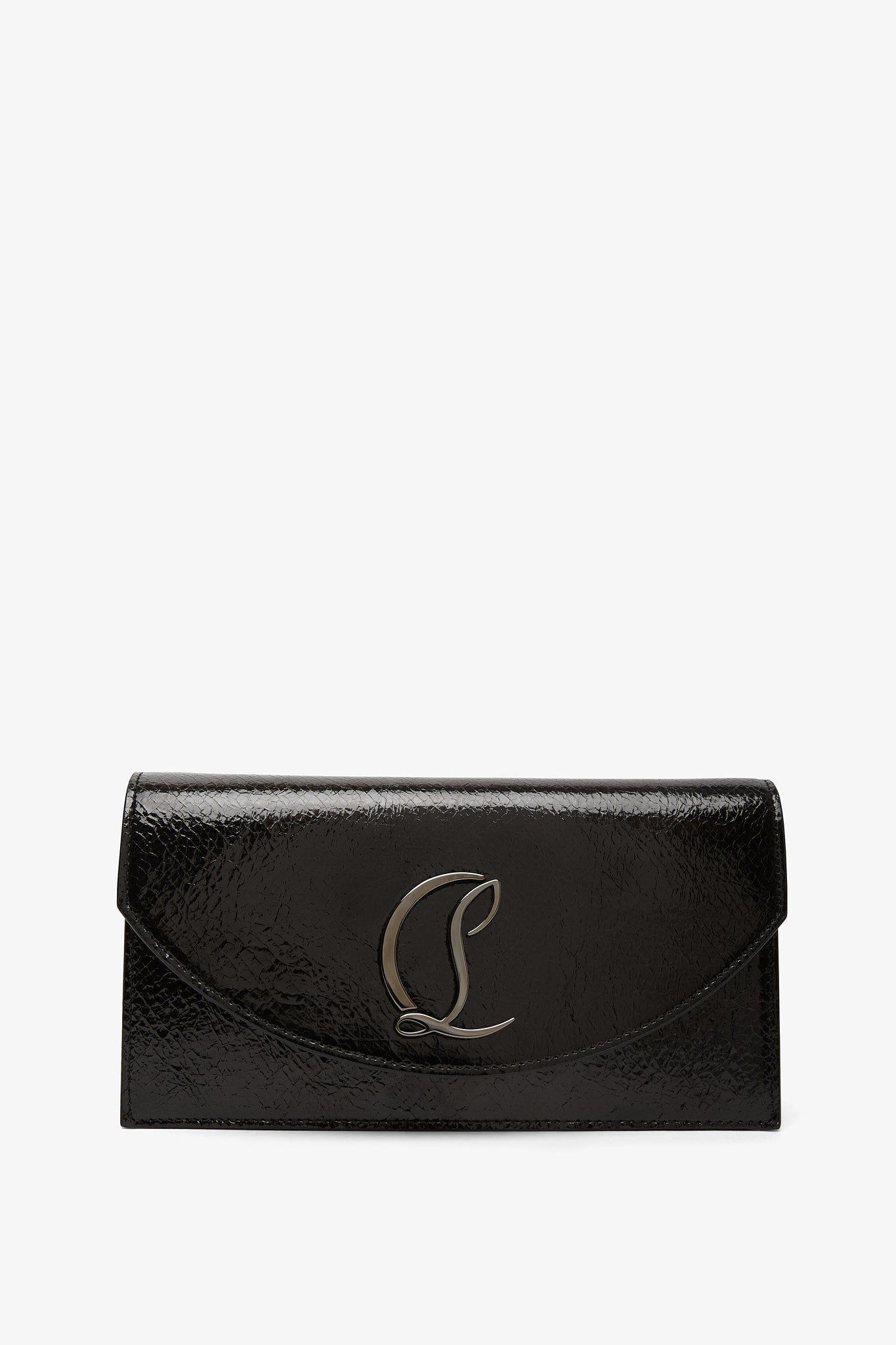 Christian Louboutin パーティーバッグ Christian Louboutin | Loubi54 black glitter clutch | Savannahs