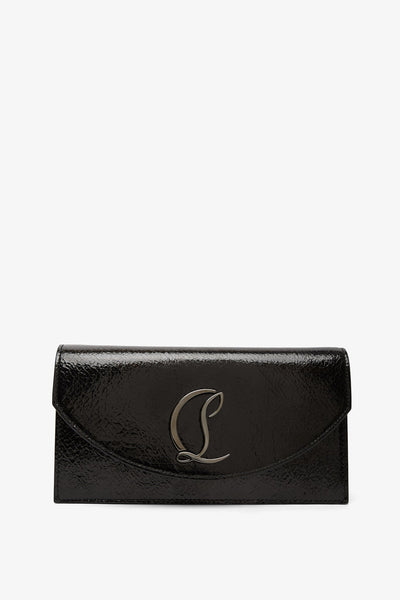 Christian Louboutin | Loubi54 black glitter clutch | Savannahs