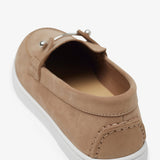 Chambeliboat beige nubuck loafers