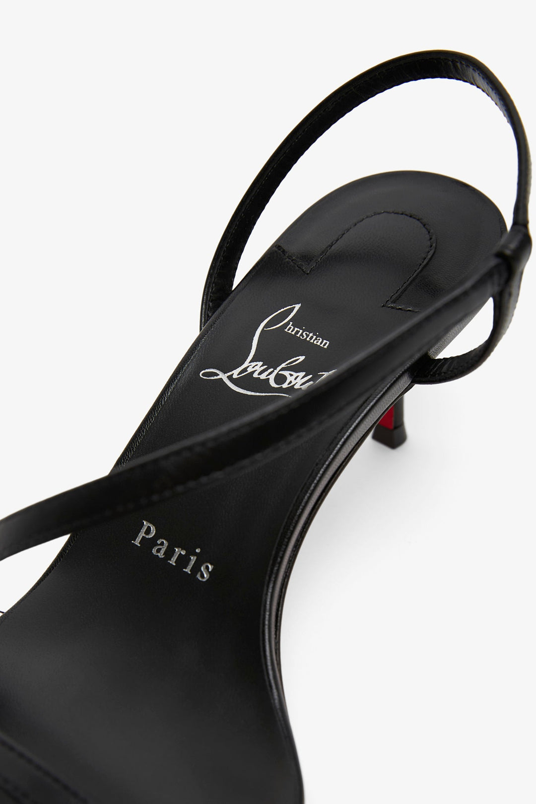 Christian Louboutin | Rosalie 55 black leather sandals