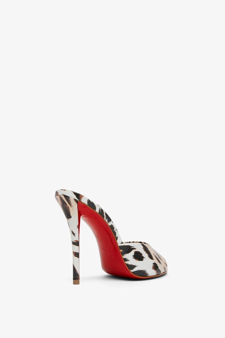 Miss Z 100 animal print patent mules