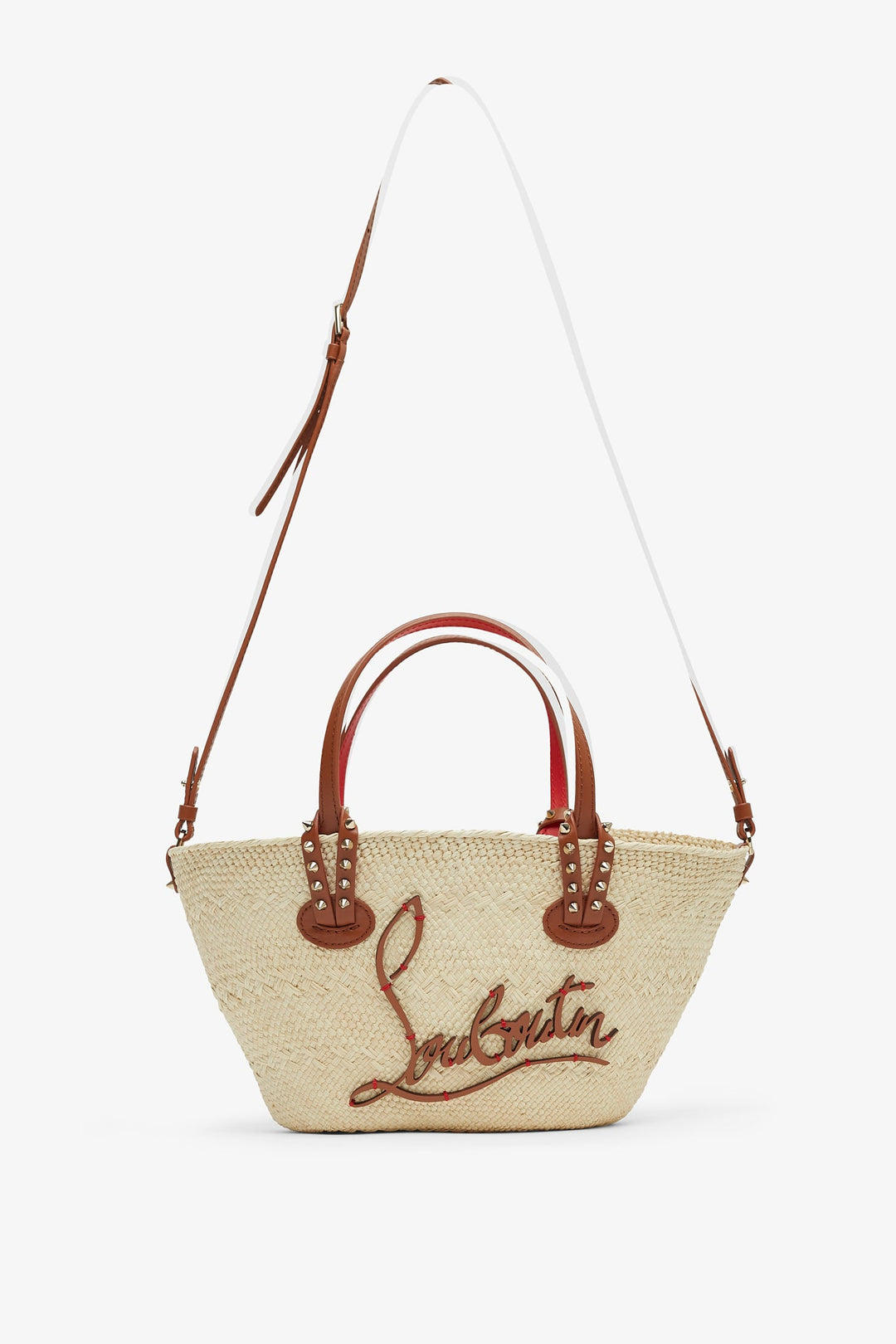 Christian Louboutin | Cabata mini raffia basket bag | Savannahs Christian Louboutin | Cabata mini raffia basket bag | Savannahs