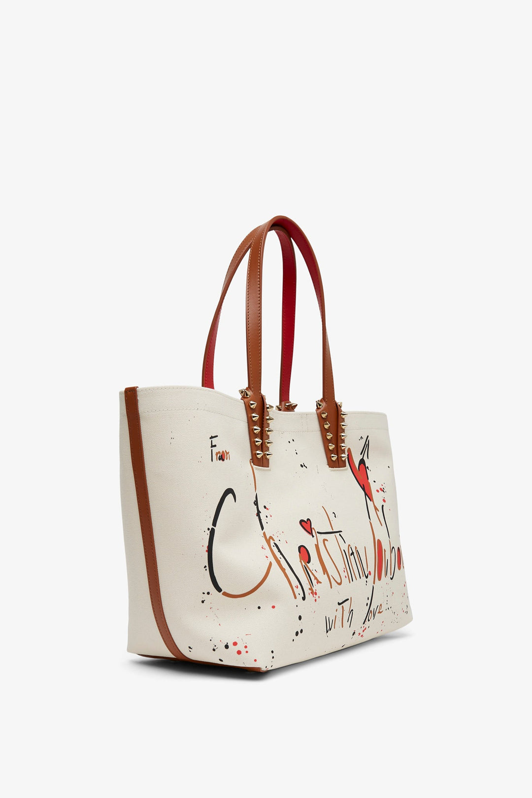 Christian Louboutin | Cabata beach small canvas tote bag