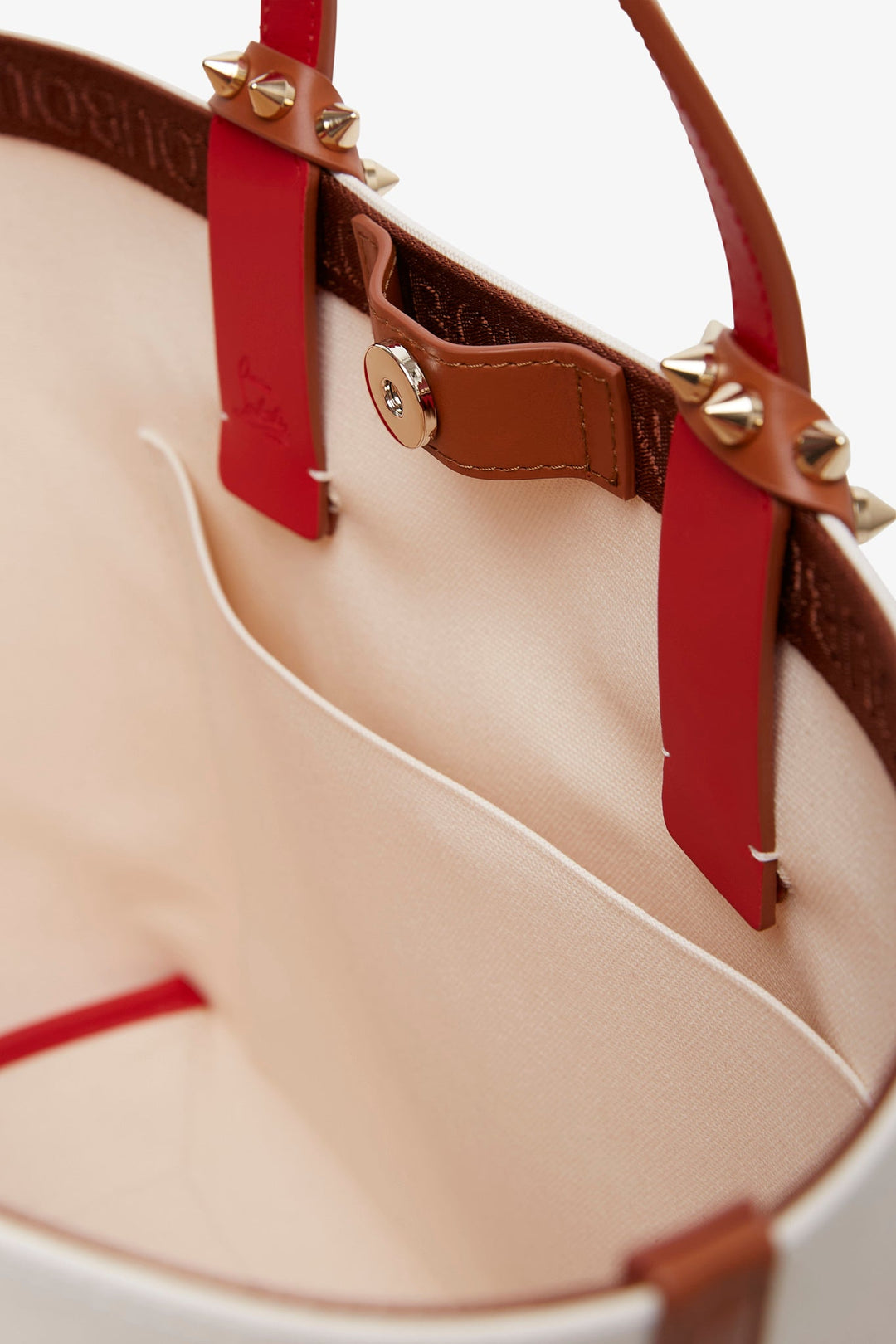 Christian Louboutin | Cabata beach small canvas tote bag