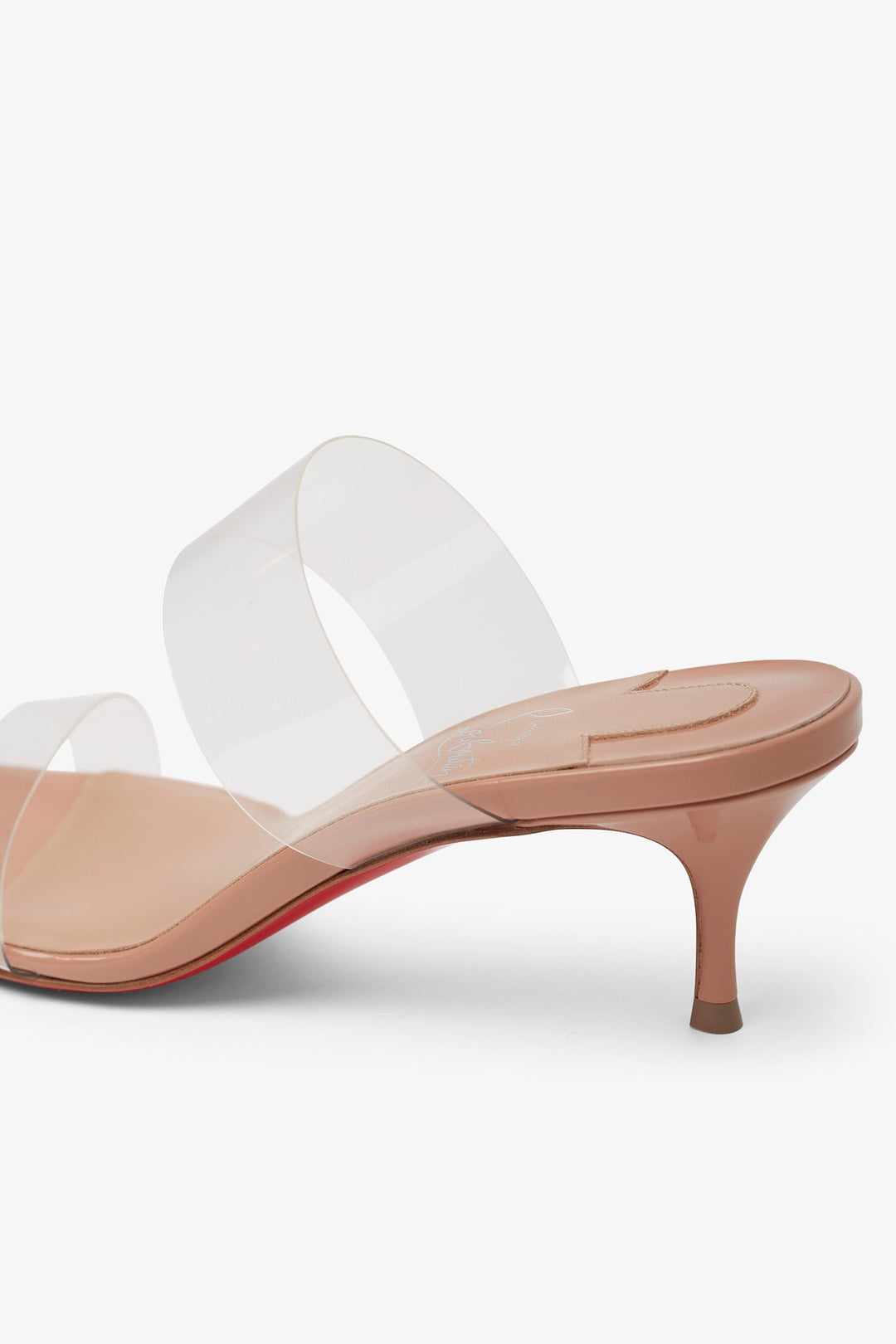 yu　新品　ベージュ　Christian Louboutin Christian Louboutin Light Beige Leather Clou Noeud Spikes