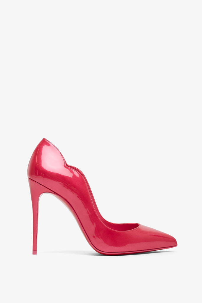 【Christian Louboutin】HOT CHICK 100 PUMPS●1190911BK01BLACK CHRISTIAN LOUBOUTIN Hot Chick 100 patent-leather pumps | NET