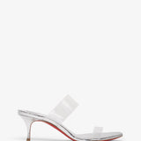 Just Nothing 55 silver sandals