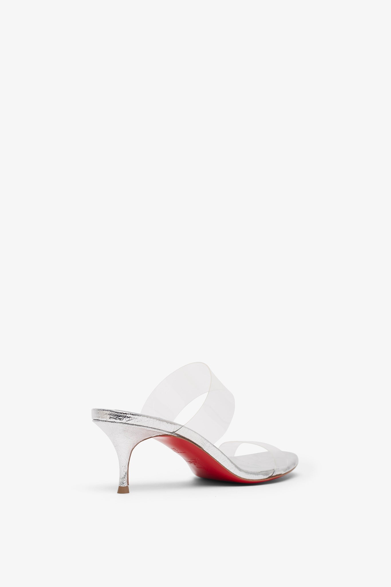 Just Nothing 55 silver sandals