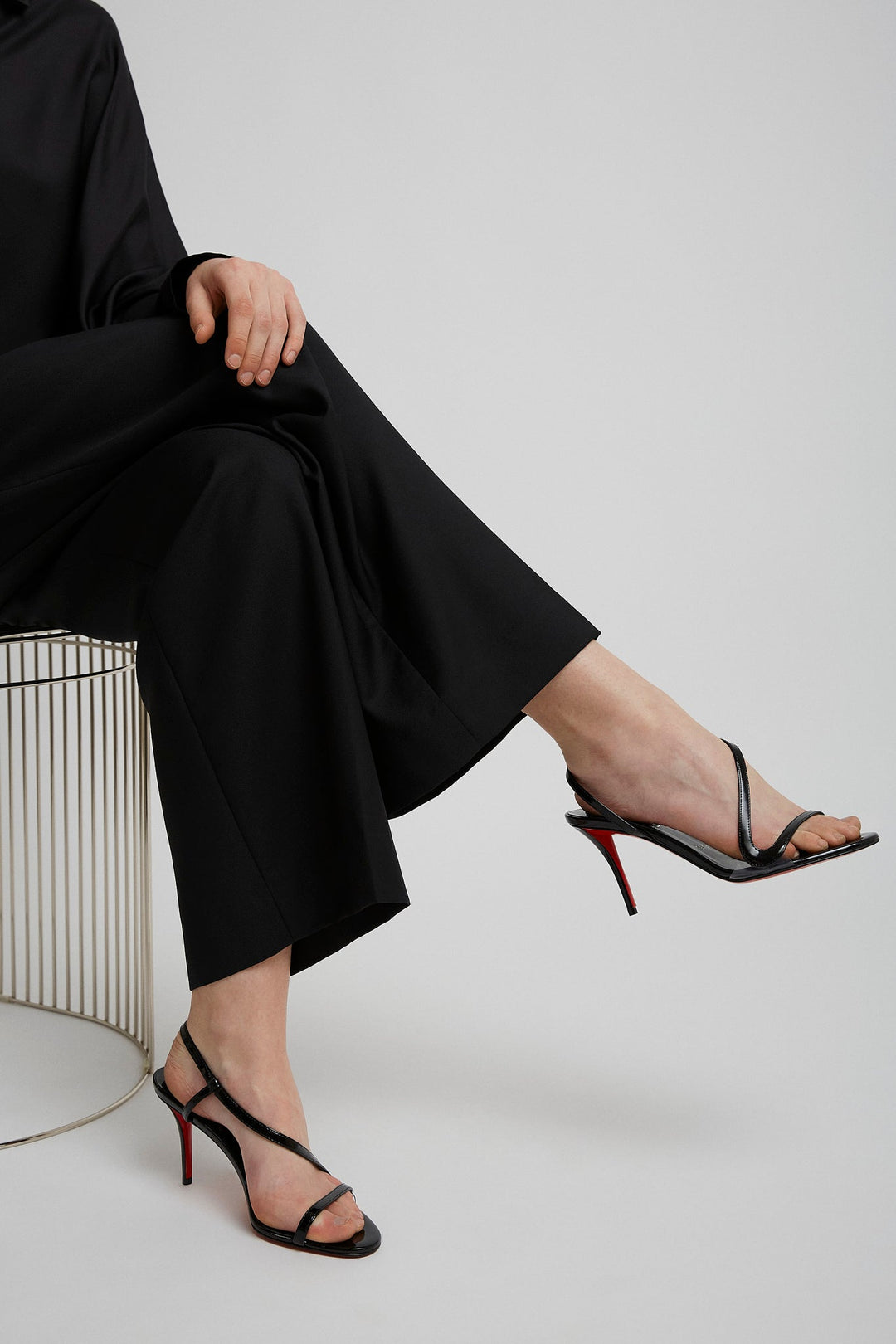 Christian Louboutin | Rosa Z 80 black sandals | Savannahs