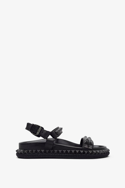 Pyrabizz black platform sandals