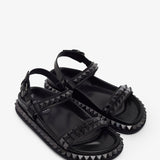 Pyrabizz black platform sandals