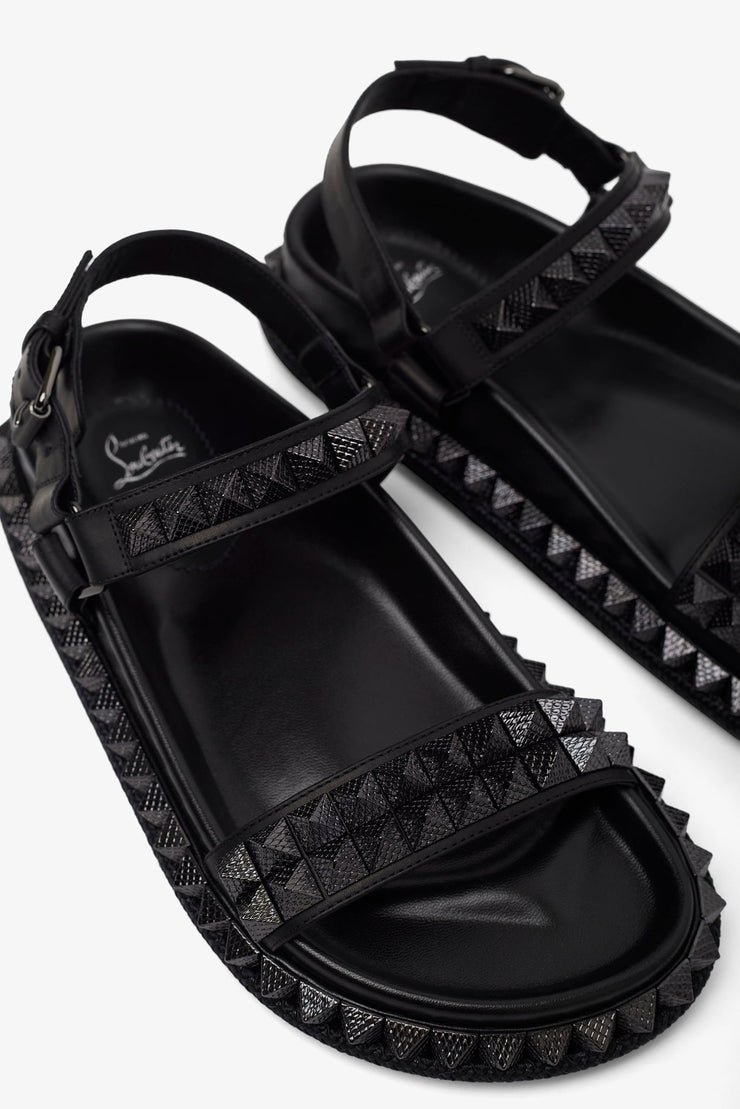 Pyrabizz black platform sandals