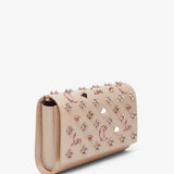Paloma beige leather clutch