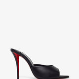 Miss Z 100 black leather mules