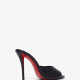 Miss Z 100 black leather mules