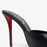 Miss Z 100 black leather mules