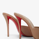 Miss Z 100 blush leather mules