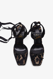 Cassia 100 velvet and lamé pumps