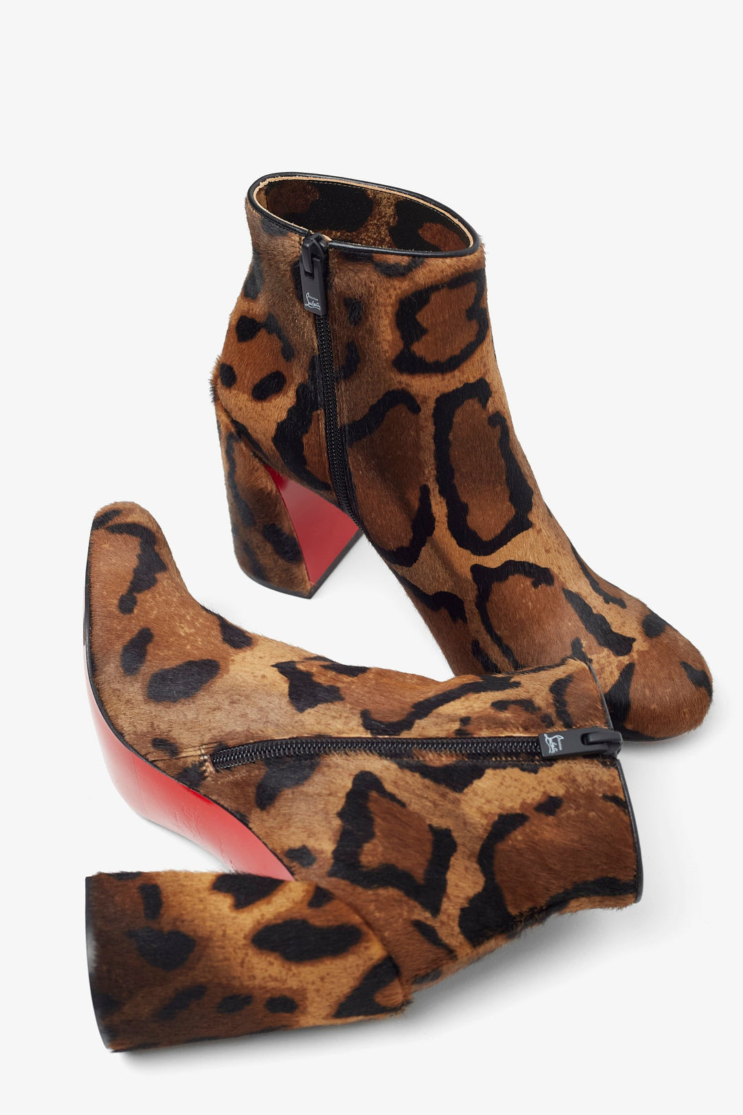 Christian Louboutin | Jane 85 leopard ankle boots | Savannahs