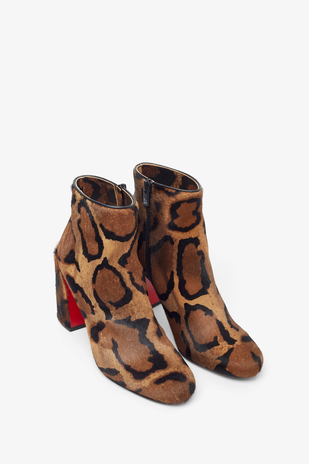 Jane 85 leopard ankle boots - Main Image
