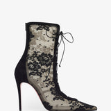 KM 100 black lace boots