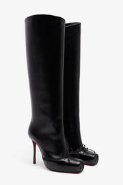 Cassia 100 black leather boots