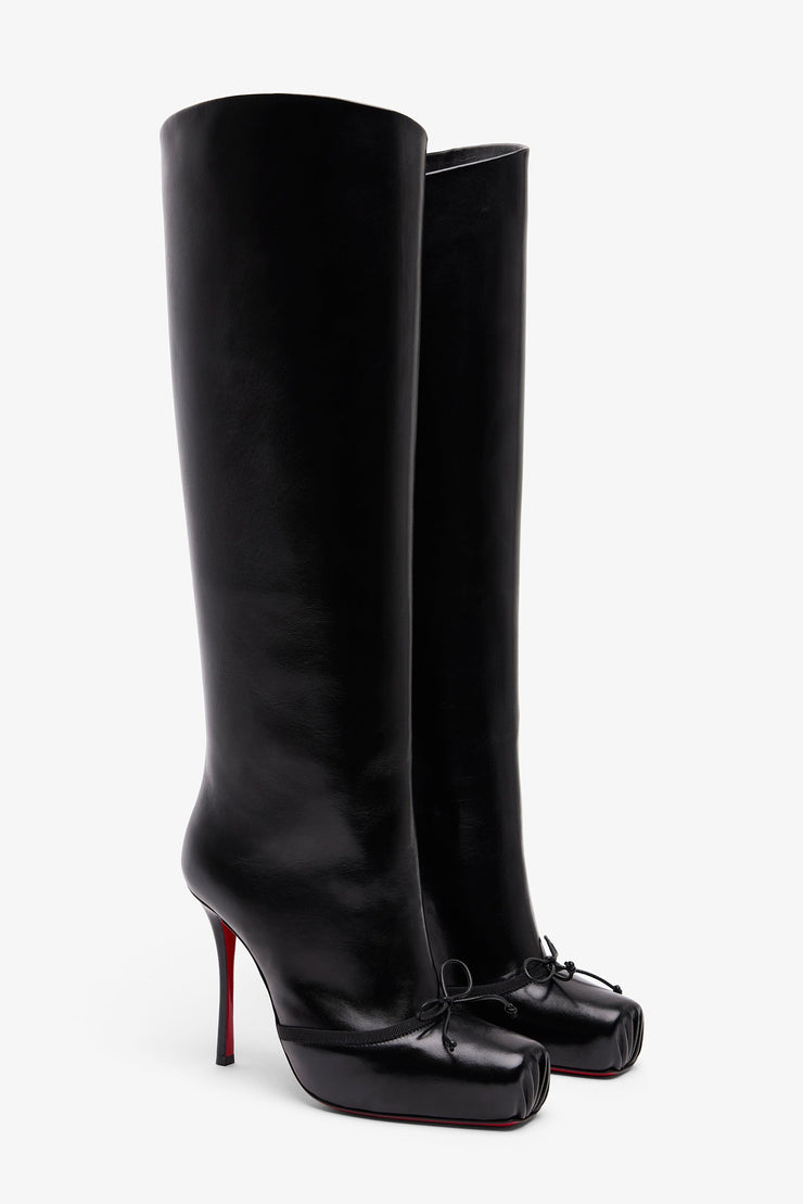 Cassia 100 black leather boots