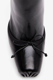 Cassia 100 black leather boots