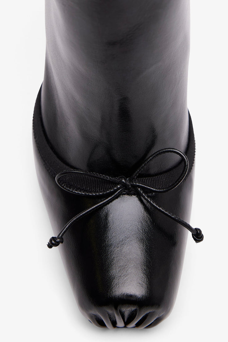 Cassia 100 black leather boots