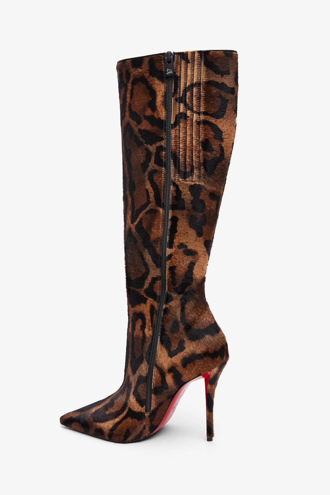 Christian Louboutin | Miss Z 100 leopard boots | Savannahs